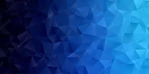 Image Blue Geometric Pattern Wallpaper