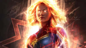 Image Brie Larson As Carol Danvers (captain Marvel) In Captain Marvel 2 Wallpaper