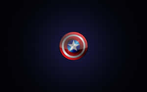 Image Bright Red, White And Blue Logo Of Captain America Wallpaper