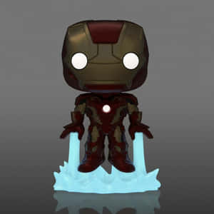 Image Brightly Colored Iron Man Pop Figures Wallpaper