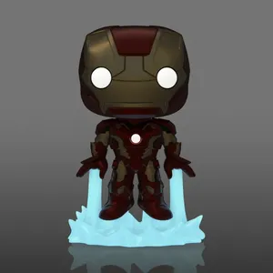 Image Brightly Colored Iron Man Pop Figures Wallpaper