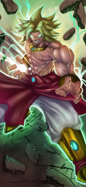 Image Broly Iphone Wallpaper - Level Up Your Home Screen Wallpaper