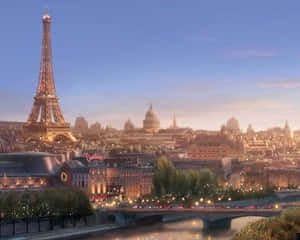 Image Charming View Of Paris From The Eiffel Tower Wallpaper