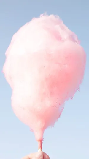 Image Colorful Pink Cotton Candy Sweet Treat Wallpaper