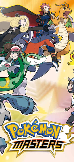 Image Compete With Trainers Across The World In Pokemon Masters Wallpaper