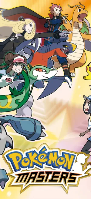 Image Compete With Trainers Across The World In Pokemon Masters Wallpaper
