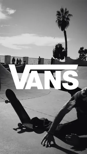 Image Cool Vans Logo With Classic Checkerboard Pattern Wallpaper