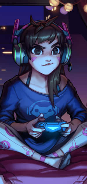 Image D.va Takes On The World In The Popular Multiplayer Game, Overwatch. Wallpaper