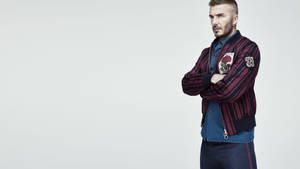 Image David Beckham Sporting Kent & Curwen Rose Wallpaper