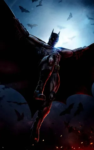 Image Keep Your Work Organized And Productive With The Batman-themed Tablet Wallpaper