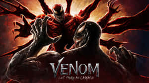 Image Marvel Comic Superstars Venom & Carnage Clash In Battle Wallpaper