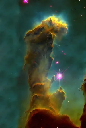 Image Multi-screen Office Setup With Vertical Monitors Wallpaper