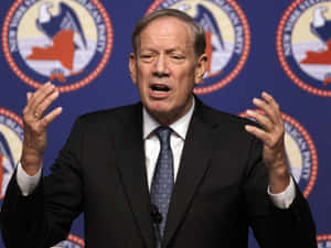 Image Of George Pataki Giving Speech Wallpaper