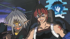 Image Outlaw Star Characters In A Face-off. Wallpaper