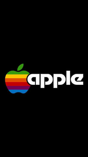 Image Retro Apple Logo Wallpaper