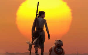 Image Rey From The Star Wars Series Wallpaper