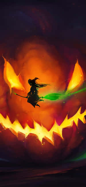 Image Spooky Halloween Witch Wallpaper