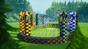 Image The Quidditch Pitch At Hogwarts School Of Witchcraft And Wizardry Wallpaper