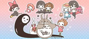 Image Two Adorable Forest Spirits, From My Neighbor Totoro Wallpaper