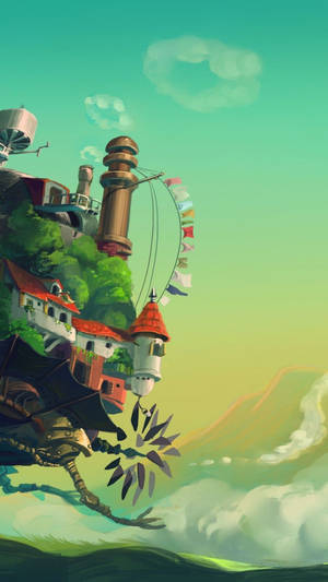 Imagery From Studio Ghibli Brings Your Iphone To Life! Wallpaper