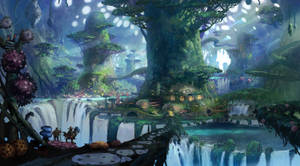 Imaginary World Fantasy Art Wallpaper