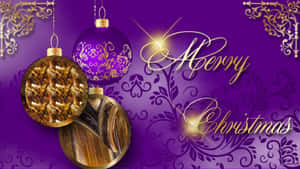 Imaginative Design For Purple Christmas Wallpaper