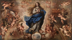 Immaculate Conception Painting Wallpaper