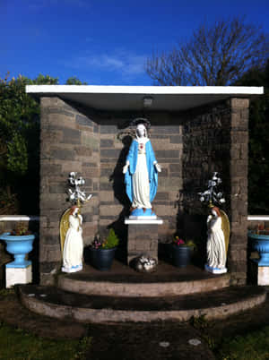 Immaculate Conception Shrine Outdoor Wallpaper