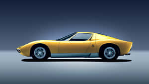 Immaculate Lamborghini Miura Showcasing Its Timeless Design Wallpaper