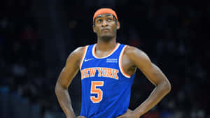 Immanuel Quickley Knicks Focus Wallpaper