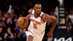 Immanuel Quickley Knicks Playmaker Wallpaper