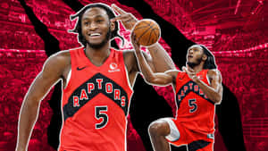 Immanuel Quickley Raptors Debut Wallpaper