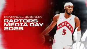 Immanuel Quickley Raptors Media Day Wallpaper