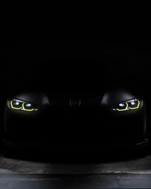 Imminent Fast Car Headlights Wallpaper