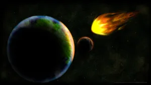 Imminent Meteor Strike Heading On Earth Wallpaper