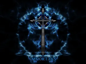 Immortal Blue Sword Wallpaper