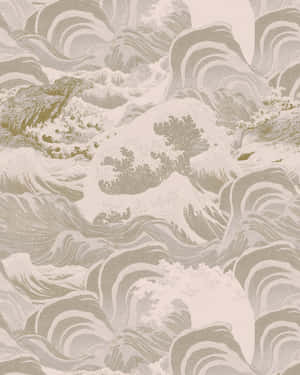 Impartial Abstract Sea Waves Wallpaper