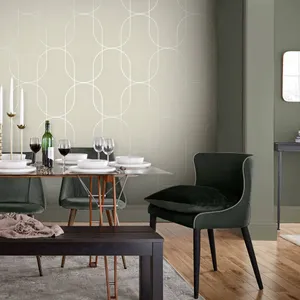 Impartial Design Dining Room Wallpaper