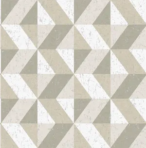 Impartial Gray Zigzag Line Wallpaper