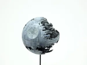 Imperial Fleet Floats In Space Over The Planet-destroying Death Star Ii Wallpaper