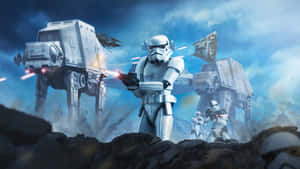 Imperial Forces And Rebels Engage In Battle Of Hoth Wallpaper