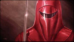 Imperial Royal Guard Futuristic Red Helmet Wallpaper