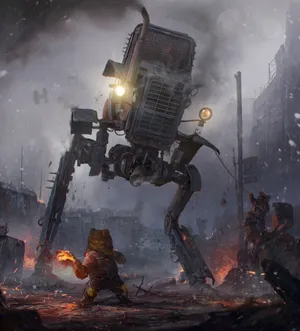 Imperial Spaceship At The Battle Of Endor Wallpaper