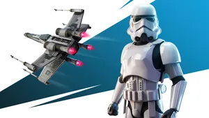Imperial Stormtrooper Armor And Glider Wallpaper
