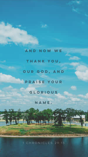 Important Bible Verse Phone Wallpaper