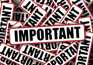 Important Red White Signs Pile Wallpaper