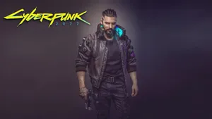 Imposing Cyberpunk 2077 Characters In Night City Wallpaper