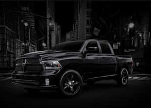 Imposing Dodge Ram Power Wagon On A Country Road Wallpaper