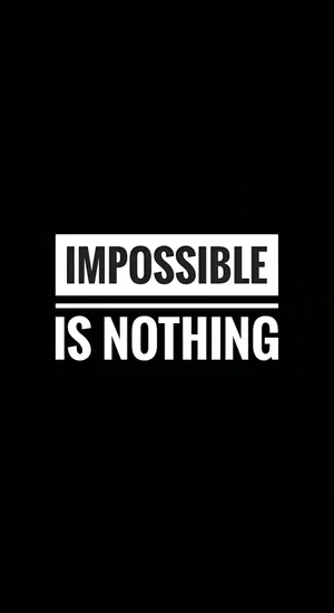 Impossible Is Nothing Wallpaper