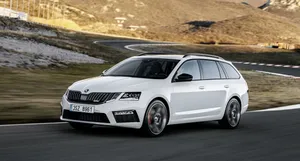 Impressive Skoda Octavia Basking In The Sunset Wallpaper